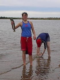 Catching Labrador Trout